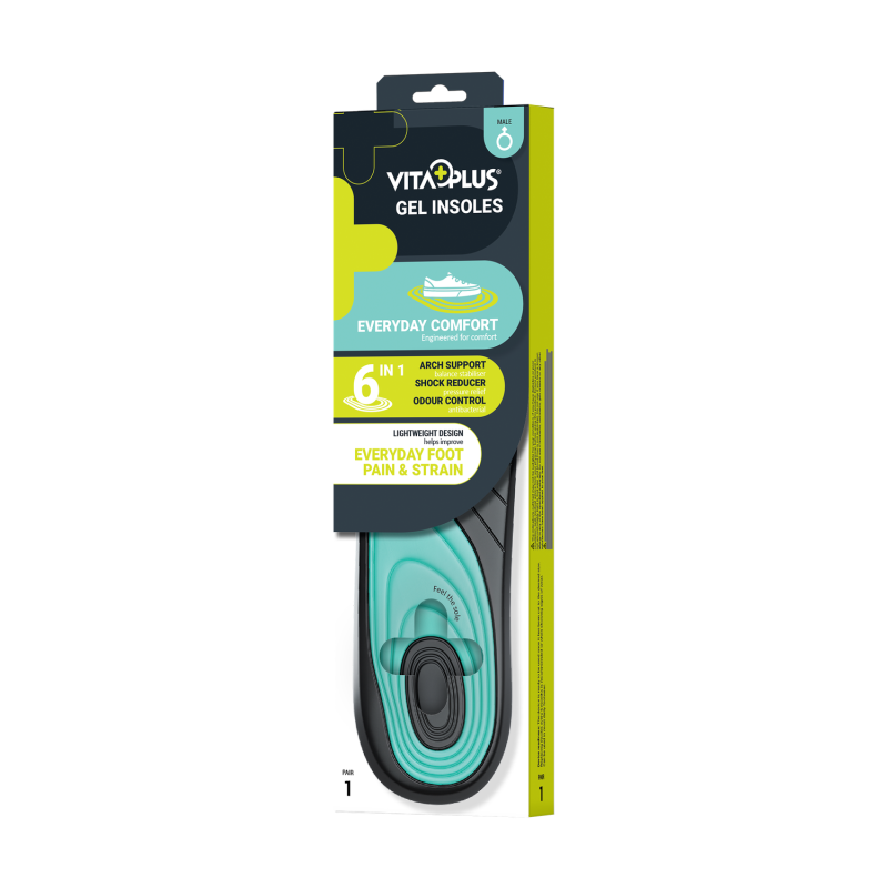 Vitaplus Gel Every Day Comfort Insoles Male 1Pair