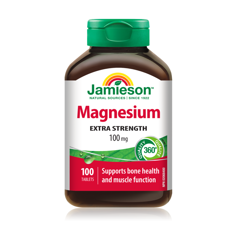 Jamieson Magnesium 100 Mg, 100 Tablets