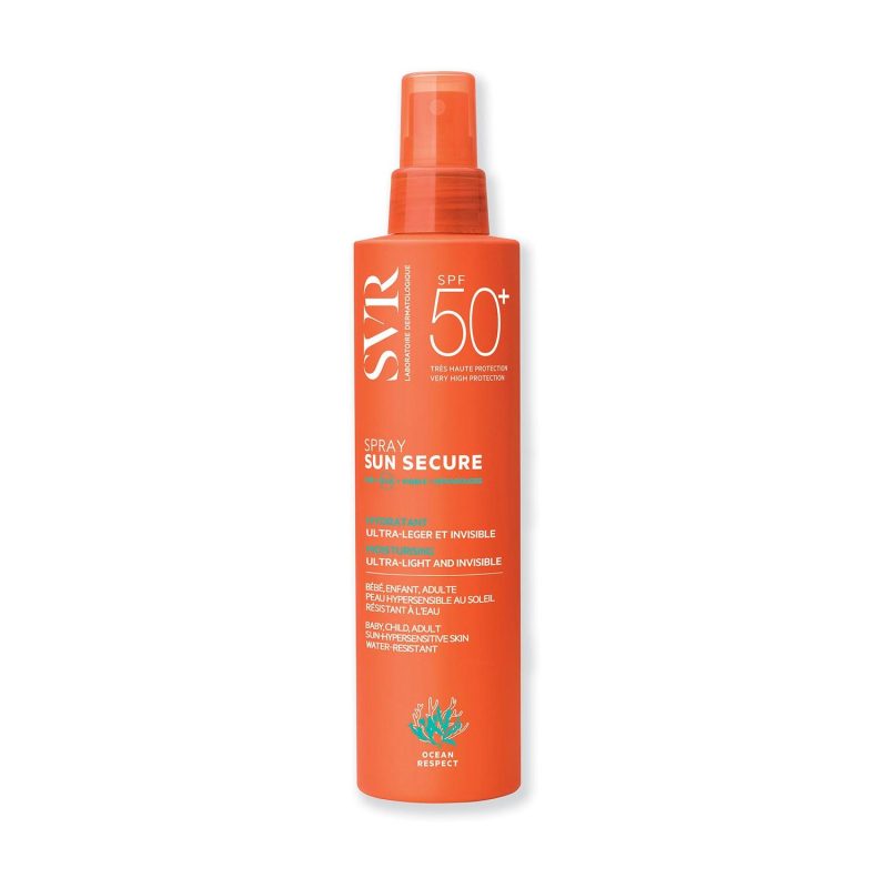 Svr Sun Secure Spray Ultra-Light, Invisible Moisturising Sun Spray. 50+ (200Ml)