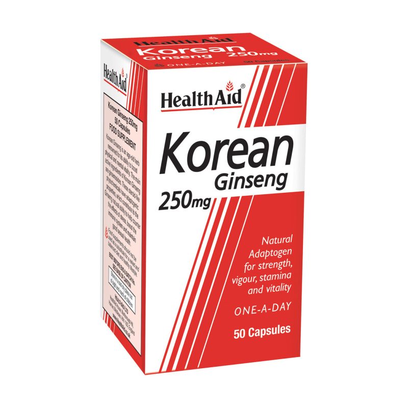 Health Aid Korean Ginseng Health Aid Rd Capsule 250 Mg 50 Pc