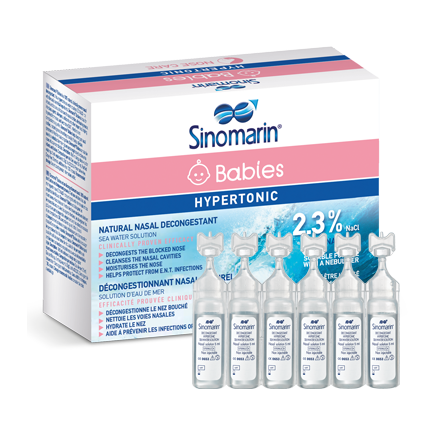 Sinomarin Babies Hypertonic Monodose Ampoules 18X5Ml