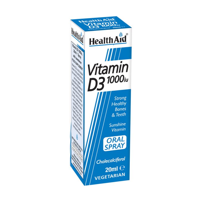 Healthaid Vitamin D3 1000iu Spray 20ml