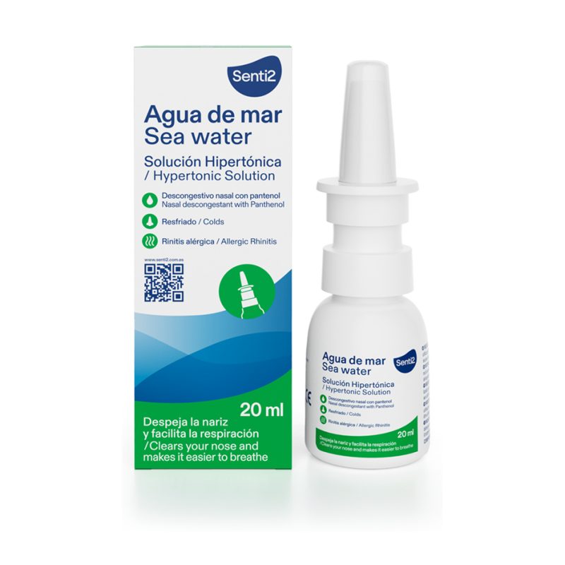 Senti2 Sea Water Decongestant Solution Nasal Spray 20 Ml