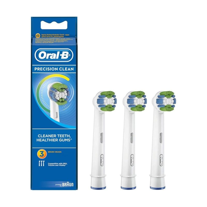 Oral-b Precision Clean Toothbrush Replacement Heads 3pcs