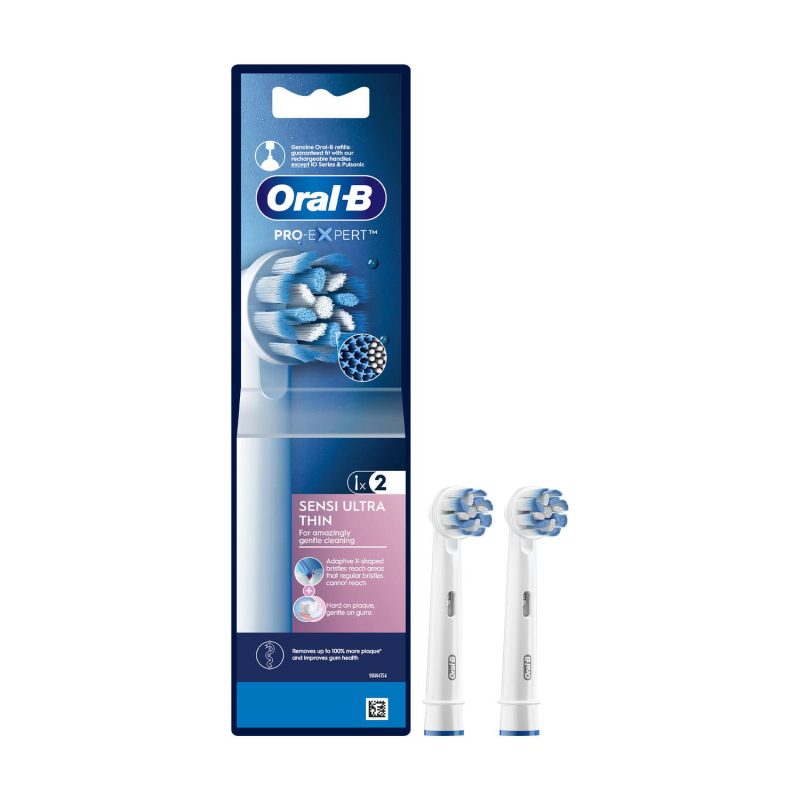 Oral-b Pro Sensitive Ultra Thin Clean Toothbrush Heads 2 Pack