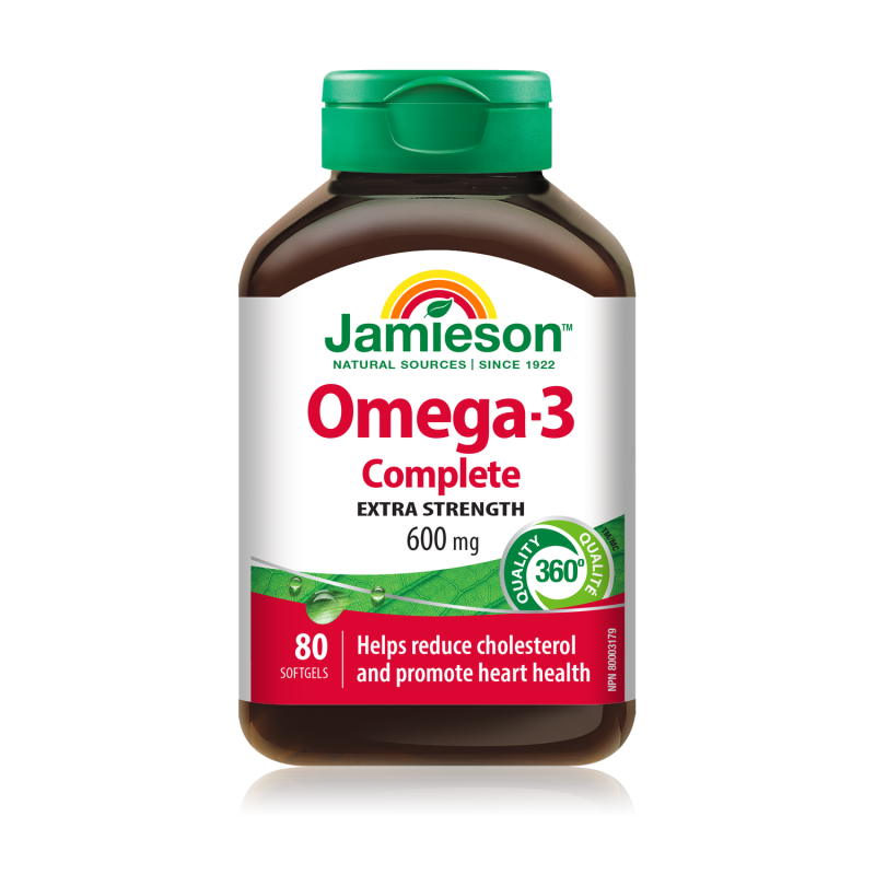 Jamieson Omega-3 Complete  80 Softgels