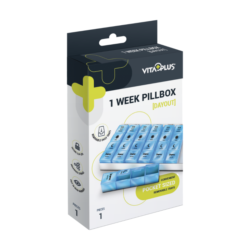Vitaplus One Week Pill Box Day Out