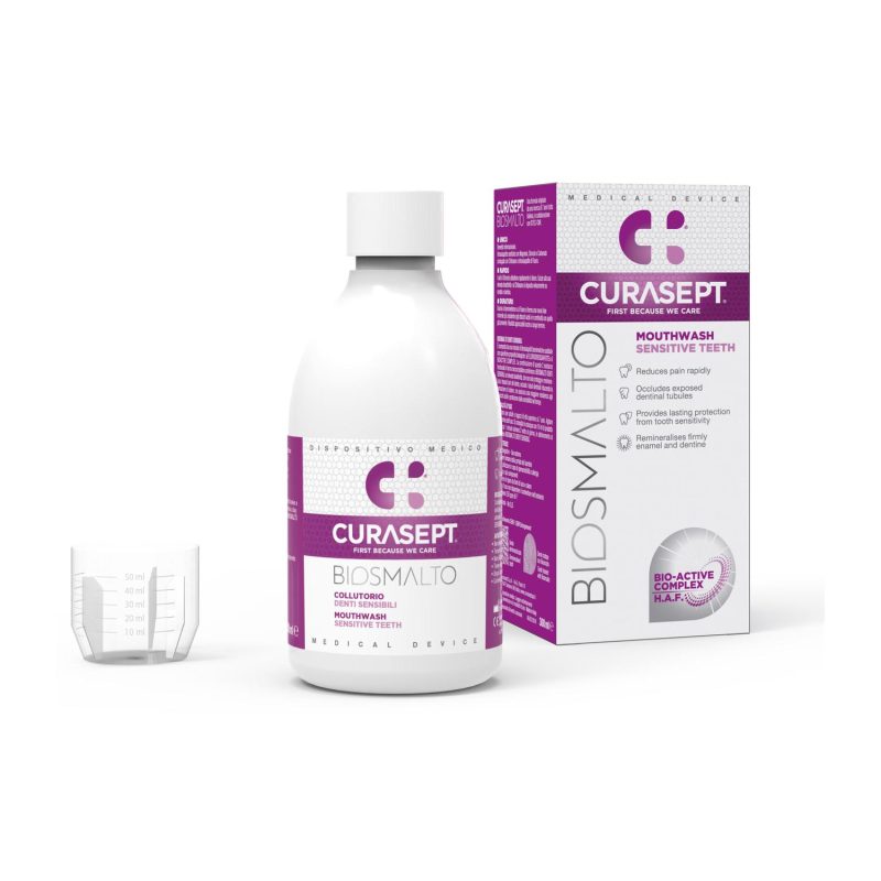 Curasept Biosmalto Sensitive Teeth Mouth Wash 300 Ml