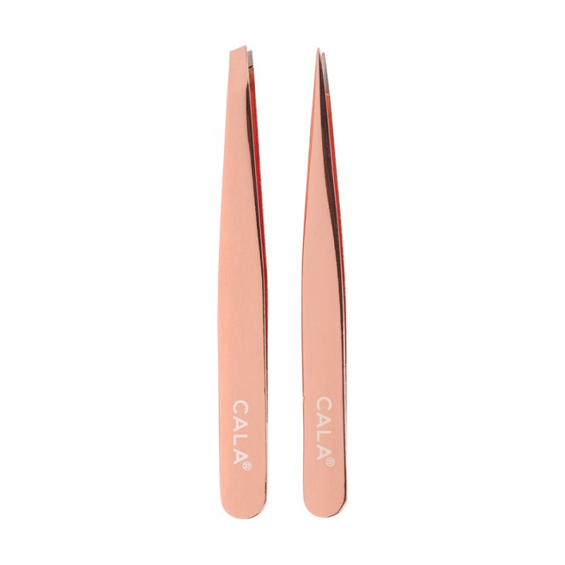 Cala Rose Gold Tweezer Duo
