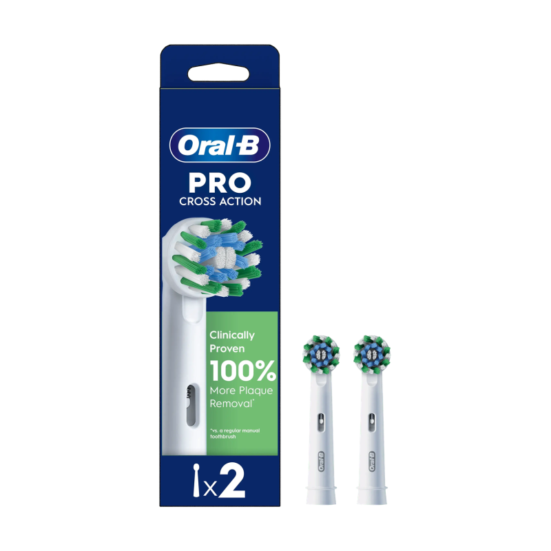 Oral-B Cross Action Advanced Brush Head 2 Heads