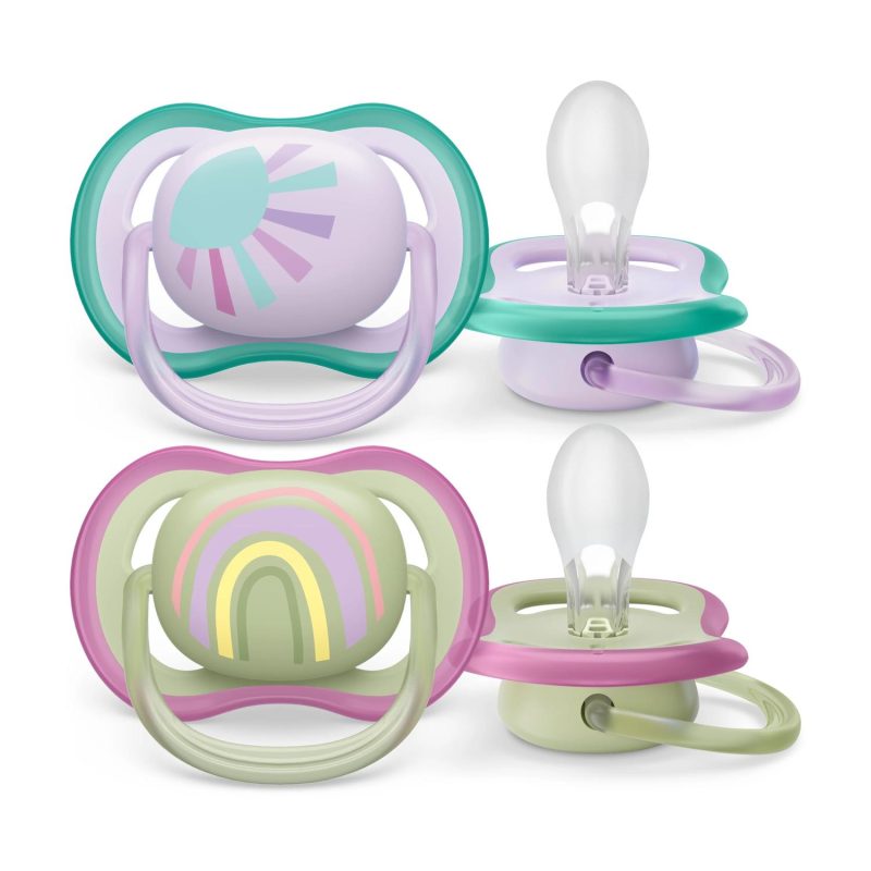 Philips Avent Ultra Air Soother Purple & Green (0-6 M)
