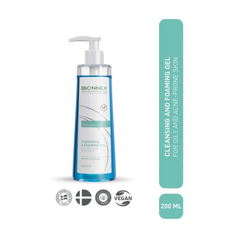 Bionnex Cleansing And Foaming Gel For Oily And Acne Prone Skin 200Ml
