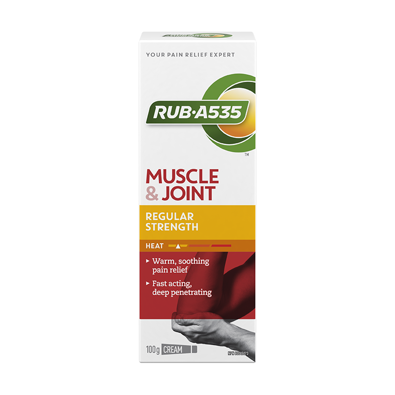 Rub.A535 Muscle & Joint Regular Strength Heat Cream - 100Gm