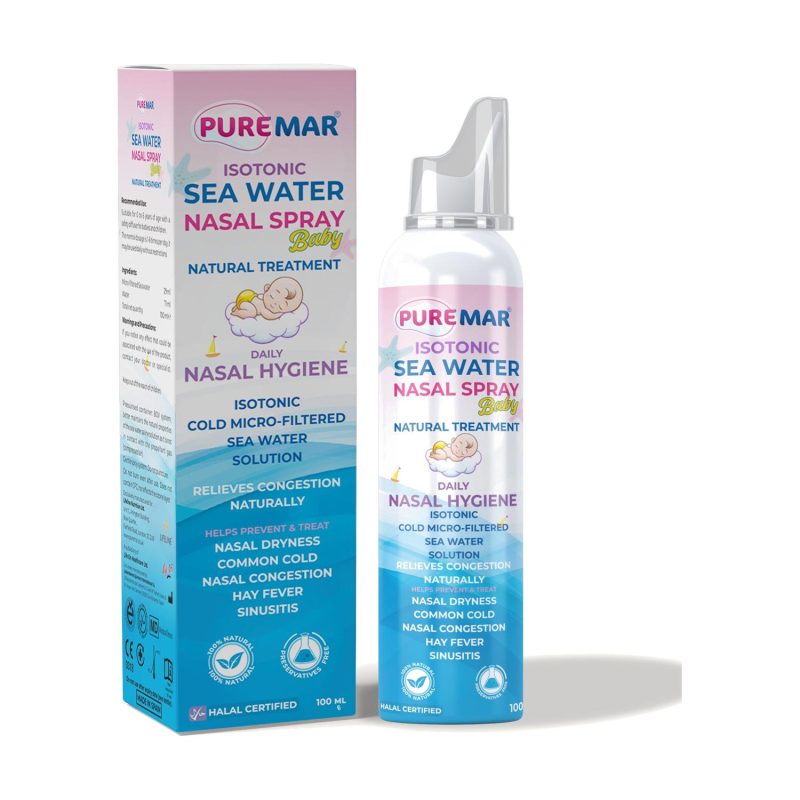 Puremar Baby Isotonic Sea Water Nasal Spray 100ML