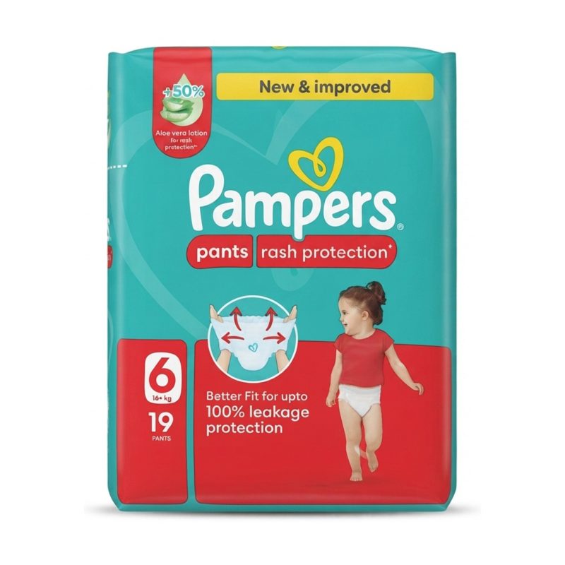Pampers Pants Anti-Rash Size 6 (19 Diapers)