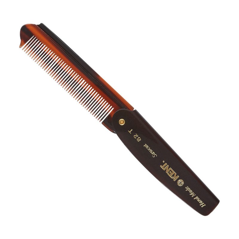 Kent Handmade 190Mm Folding Comb Fine Hair A 82 T 1Pc