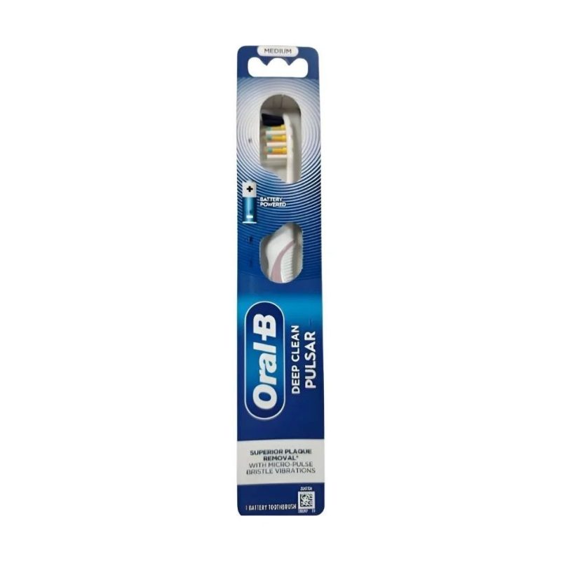 Oral-B Toothbrush Deep Clean Medium Works With Battery 1Pc